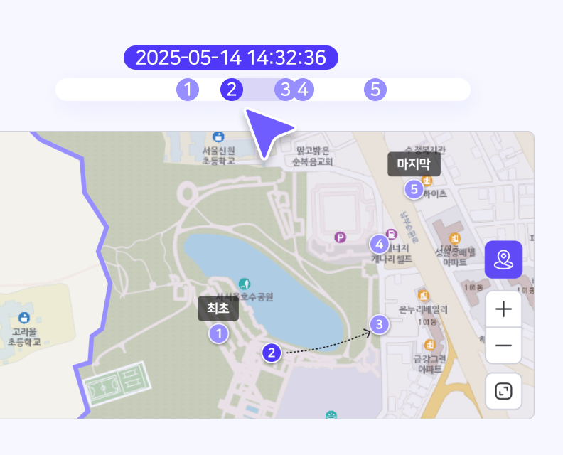 카메라가 바뀌어도 이어지는 추적